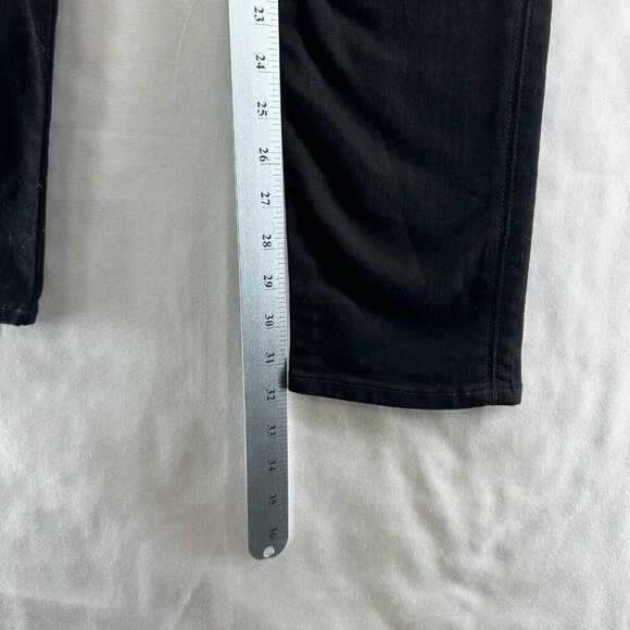 Hudson Jeans Womens Size 27 Low Rise Skinny Dark Washed Stretch Denim Black - Picture 11 of 11